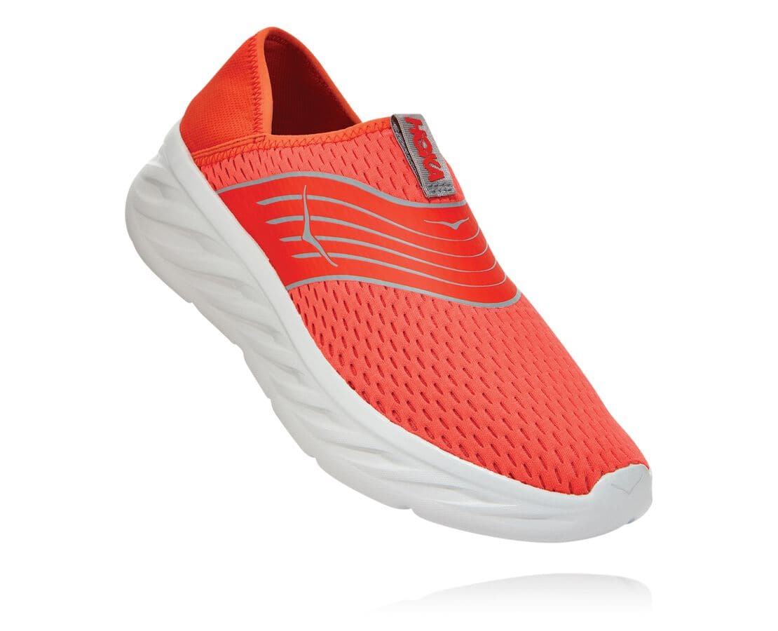 Hoka One One Ora Recovery Shoe Philippines - Men's Wide Running Shoes - Red | EO2451863